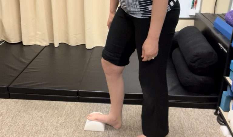 deep calf stretch