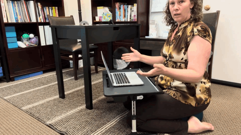 Floor Sitting: How I Set Up a Comfortable Floor Desk with a Buckwheat Cushion